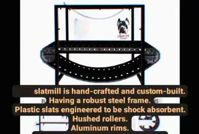 Selling a Valor K9 Slatmill, built for strong, active dogs and large dogs. Sturdy metal frame with c...