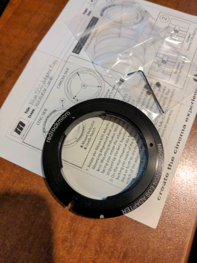 Redrockmicro - Nikon to Canon EF lens adapter, View more
