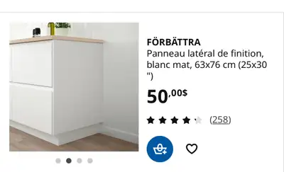 Cusine - 5 Façades IKEA et 2 rails , View more