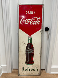 Vintage coke sign
