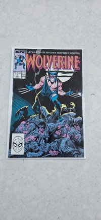 Wolverine (1988) #1 Marvel Comic 1st Wolverine Patch NM Vintage City of Toronto Toronto (GTA) Preview