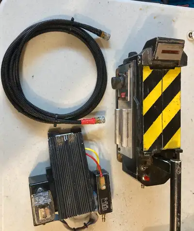 This is a custom built ghostbusters ghost trap. It is made of real metal parts and fibreglass cast r...