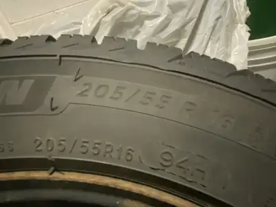 Only used for 2 seasons with minimal kilometers driven 205/55R16