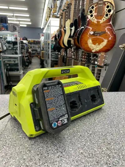 Ryobi P135 18V One+ 6 Port Lithium Ion Battery Supercharger, View more