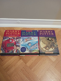 1st - 3 HARRY POTTER HARDCOVER BOOKS by J.K Rowling