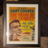 Babe Ruth pride yankees 1949 poster
