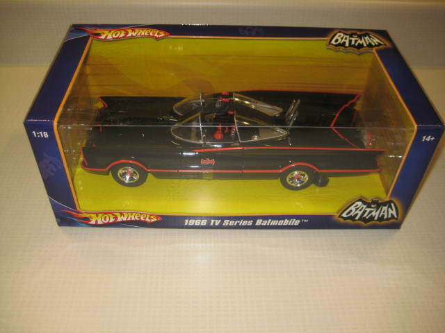 Hot Wheels 1966 TV Series Batmobile 1:18 Scale Diecast MIP in Arts & Collectibles in Oakville / Halton Region - Image 2