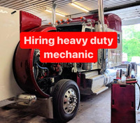 Hiring Heavy Duty Mechanic