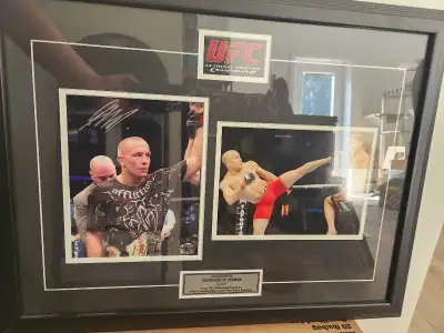 GSP autographed photo in frame (Authenticated), View more