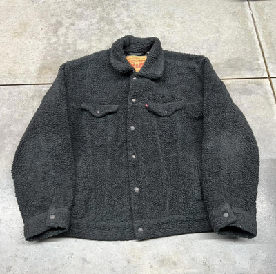 Levi's Relaxed Fit Sherpa-Fleece Trucker Jacket  MENS 2XL XXL, View more