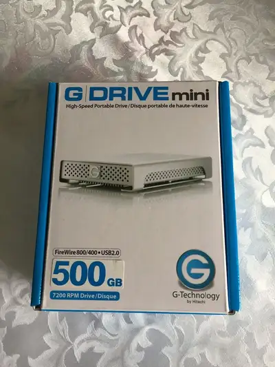 Hard Drive G-Drive Mini Portable Brand New, View more