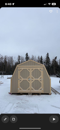 12’x12’ Gambrel style shed 