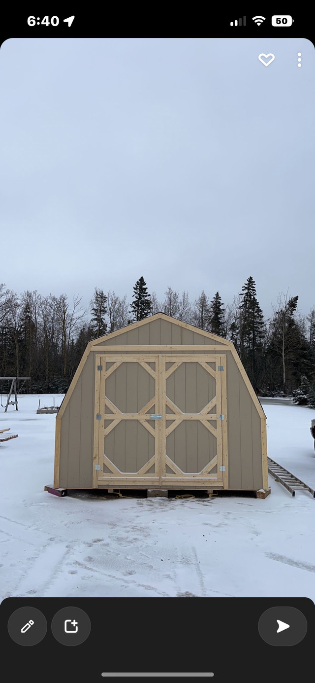 12’x12’ Gambrel style shed  in Outdoor Tools & Storage in Summerside