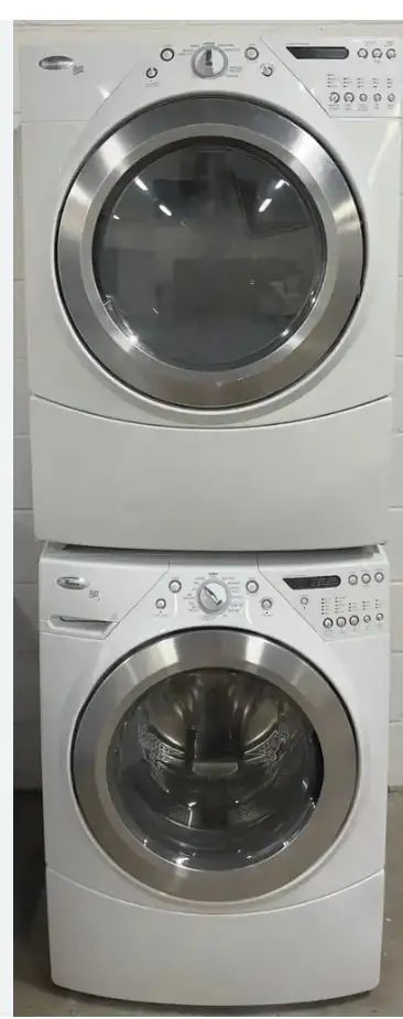 Whirlpool stackable washer dryer  delivery available , View more