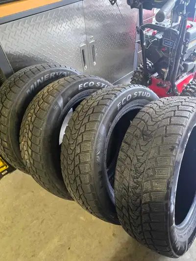 4 Excellent condition winter tires. About 70% tread. Pick up in Alliston.