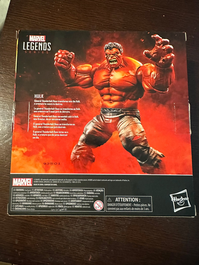 Marvel Legends Red Hulk in Toys & Games in Mississauga / Peel Region - Image 2