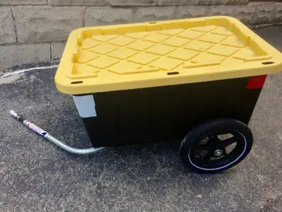 BikeRev cargo bike trailer, View more