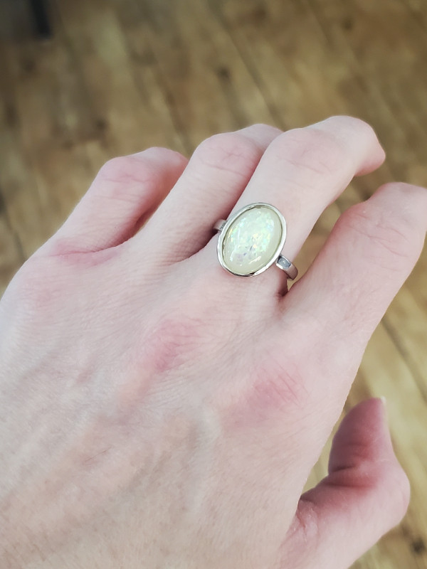 Imitation Opal Ring-NEW in Jewellery & Watches in Grande Prairie - Image 2