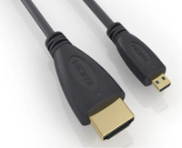 High-Speed Micro-HDMI to HDMI Cable with Ethernet Brand New