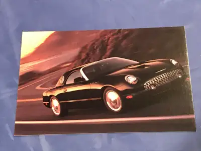 2002 Thunderbird, T-Bird Original Post card in Evening Black, View more