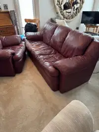 Couch and matching arm chair