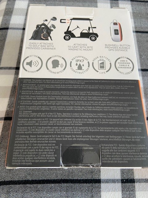 Bushnell GPS speaker pour golf neuf jamais sorti de sa boite dans Golf  à Ville de Québec - Image 2