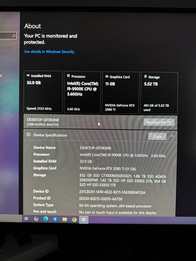 i9-9900K / RTX 2080 Ti / 32GB / 5TB SSD in Desktop Computers in Edmonton - Image 7
