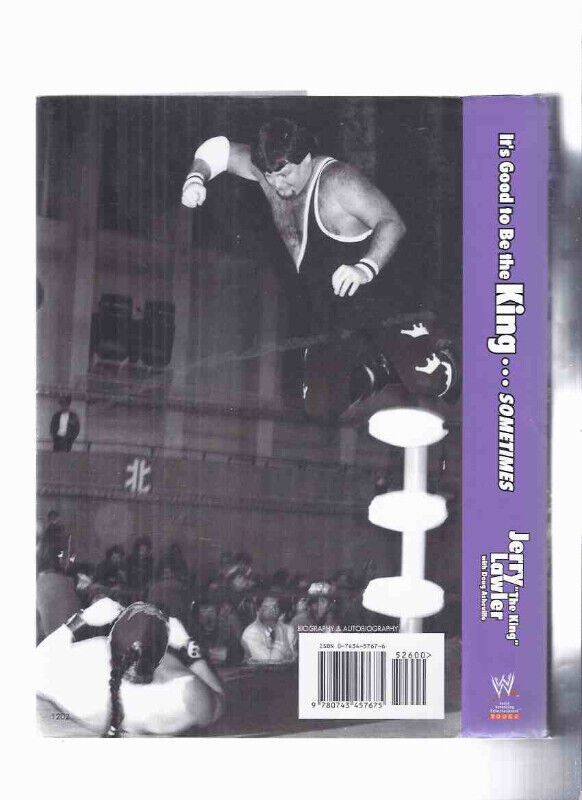 Jerry The KING Lawler WWE wrestling star SIGNED in Non-fiction in Oakville / Halton Region - Image 2