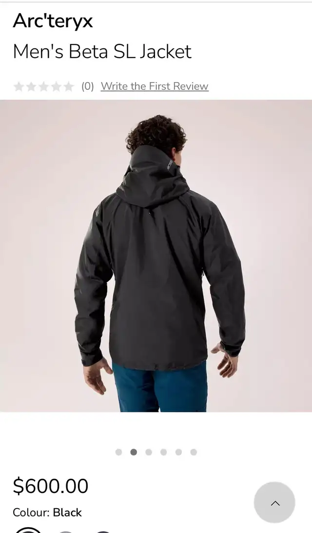 men's Arc'teryx Beta SL Jacket in Men's in Markham / York Region - Image 3