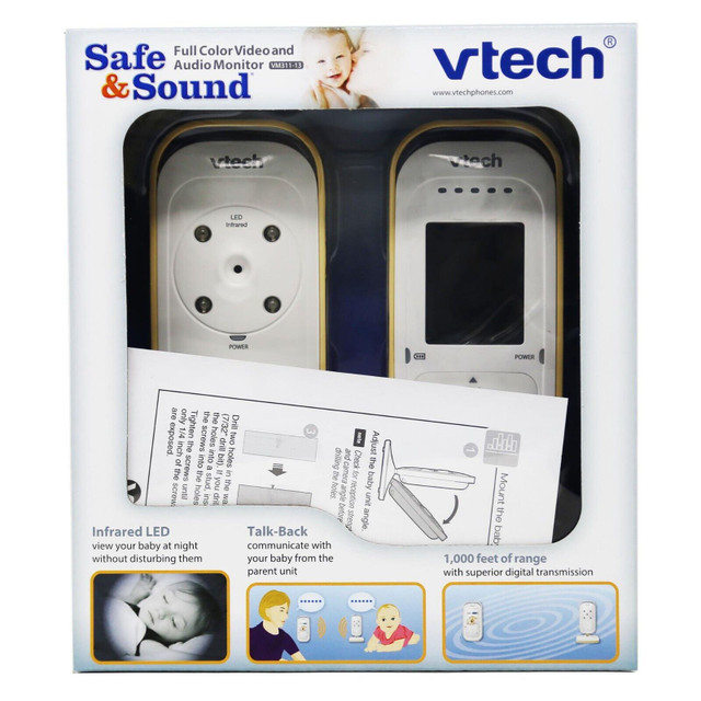 New VTech VM311 Full Color Safe & Sound Night Vision Digital Vid in Gates, Monitors & Safety in Ottawa - Image 2