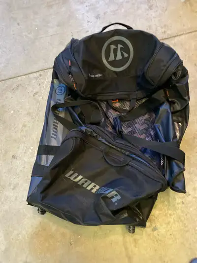 Warrior wheeled sports/hockey bag & Babolat tennis bag , View more