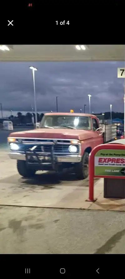 1973 Ford F250 with 360 gas engine Runs and drives but has a problem with backfiring and power loss...