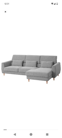 Sofa in L shape