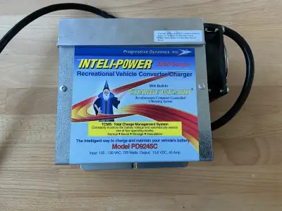 Intelli-power PD9245C with built-in charge wizard. 120 to 12 volt converter good for 45 amps. Can be...
