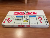 Vintage monopoly board game with tokens Parker bros real estate