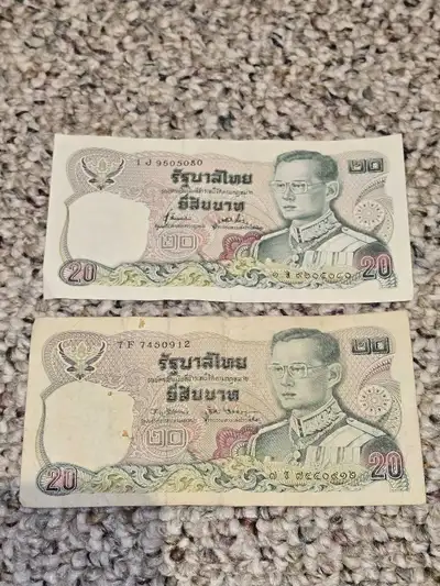 Thai Banknotes - 20 Baht, View more