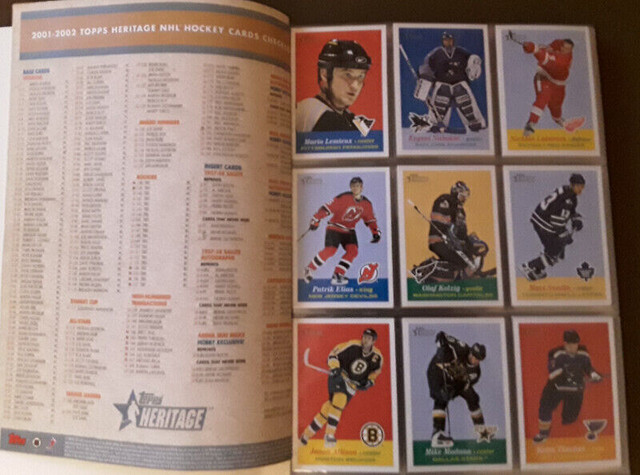 HOCKEY CARDS - 01/02  TOPPS HERITAGE in Arts & Collectibles in Markham / York Region - Image 3