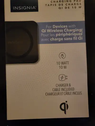 Insignia 10W Qi Wireless Charger. Charging Pad with Power Adapte, View more