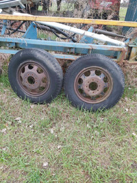 Antique tires and rims 
