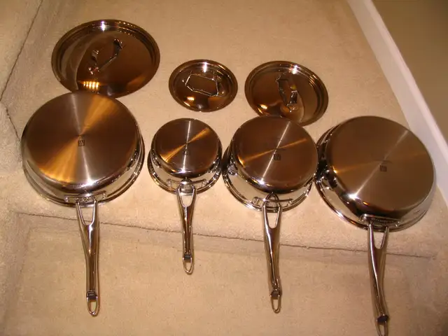 ZWILLING J.A HENCKELS TRUCLAD COOKWARE SET in Kitchen & Dining Wares in Edmonton - Image 6