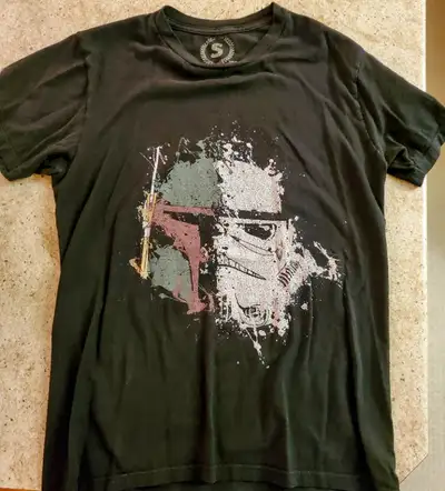 T-Shirt - Star Wars Boba Fett Storm Trooper Grafitti - small, View more