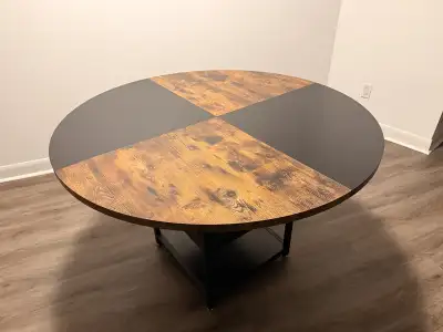 (moving sale) round dining table, View more