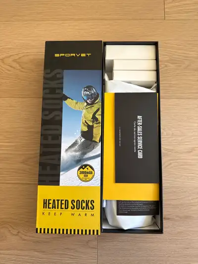 Heated Electronic Ski and Snowboard socks BNIB, View more