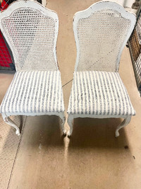 Pair of Vintage Cane Back Chairs