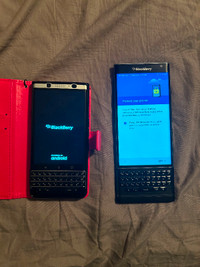 Two BlackBerrys