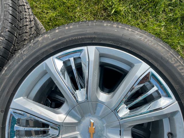 Bridgestone Alenza tires on OEM Chevrolet rims in Tires & Rims in Barrie - Image 3