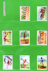 Chocolate Nestle 1937 Poster Stamp Card COMPLET SET 23/23 SP SET