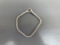 7" Tennis Bracelet/Charm - Cubic Zirconia - 925 Sterling Silver
