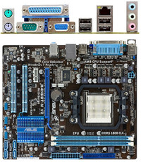 Asus M4N68T-M V2 Micro-ATX Desktop Motherboard with I/O Shield