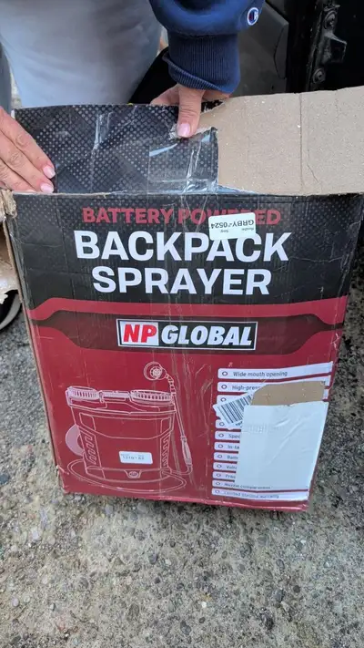 NP GLOBAL Used - Good Backpack Sprayer (4.2 Gallon, 8 Nozzles, 1, View more